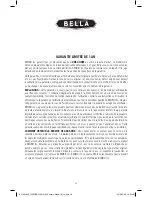 Preview for 24 page of Bella 13589 Instruction Manual