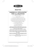 Preview for 22 page of Bella 5Qt. Programmable Slow Cooker Instruction Manual