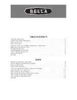 Preview for 2 page of Bella 6.5 Qt. electrIc chafIng dIsh Instruction Manual