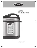 Bella 6 Litre Pressure Cooker Instruction Manual предпросмотр