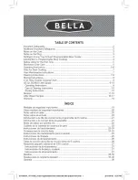 Preview for 3 page of Bella 6 QT. Programmable Slow Cooker with Bonus Dipper Instruction Manual & Recipe Manual