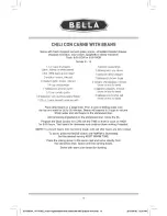 Preview for 15 page of Bella 6 QT. Programmable Slow Cooker with Bonus Dipper Instruction Manual & Recipe Manual