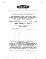 Preview for 31 page of Bella 6 QT. Programmable Slow Cooker with Bonus Dipper Instruction Manual & Recipe Manual