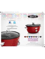 Preview for 1 page of Bella 6 Qt. Slow Cooker Instruction Manual