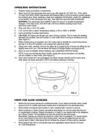 Preview for 7 page of Bella 6 Qt. Slow Cooker Instruction Manual