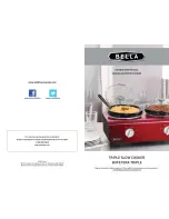 Предварительный просмотр 1 страницы Bella 90040 Instruction Manual