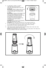 Предварительный просмотр 6 страницы Bella Bella 13616 Instruction Manual & Recipe Manual