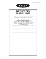 Preview for 12 page of Bella CAKE POP & DONUT HOLE MAKER User Manual