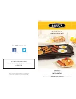 Preview for 1 page of Bella Griddle Instruction Manual