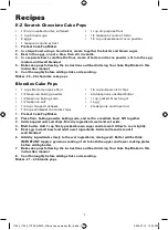 Preview for 9 page of Bella MINI CAKE POP MAKER Instruction Manual And Recipe Manual