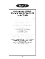 Preview for 40 page of Bella MINI CUPCAKE MAKER Instruction Manual & Recipe Manual