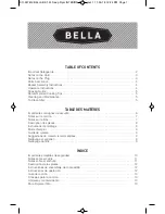 Предварительный просмотр 2 страницы Bella SO-307812 Instruction Manual