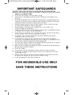 Предварительный просмотр 3 страницы Bella SO-307812 Instruction Manual