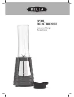 Bella SPORT ROCKET BLENDER Instruction Manual предпросмотр