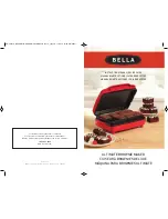 Bella ULTIMATE BROWNIE MAKER Instruction Manual preview