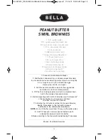 Preview for 15 page of Bella ULTIMATE BROWNIE MAKER Instruction Manual