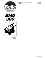 Belle Group BMD 3000 Operator'S Manual preview