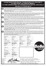 Предварительный просмотр 3 страницы Belle Group PCX 12/36 Operator'S Manual