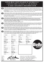 Предварительный просмотр 5 страницы Belle Group PCX 12/36 Operator'S Manual