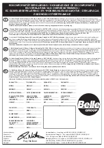 Preview for 3 page of Belle Group PORTO SCREED Operator'S Manual