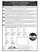 Предварительный просмотр 3 страницы Belle Group RT60 Operator'S Manual