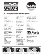 Предварительный просмотр 14 страницы Belle Group RT60 Operator'S Manual