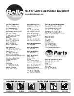 Preview for 15 page of Belle Group SF460 Operator'S Manual