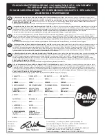 Предварительный просмотр 3 страницы Belle Group TBE-130 Operator'S Manual