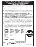 Preview for 4 page of Belle Group TBE-130 Operator'S Manual