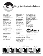 Preview for 80 page of Belle Group TBE-130 Operator'S Manual