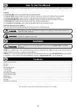 Preview for 4 page of Belle BGF 24 Operator'S Manual