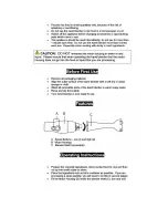 Preview for 3 page of Belle HB07 Instruction Manual