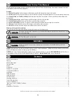 Preview for 6 page of Belle pclx 320 Operator'S Manual