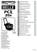 Belle PCX 20a Operator'S Manual preview