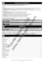 Preview for 4 page of Belle PCX 450 & 500 Operator'S Manual