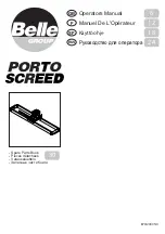 Belle Porto Screed Operator'S Manual предпросмотр