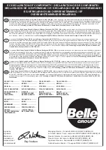 Preview for 2 page of Belle Porto Screed Operator'S Manual