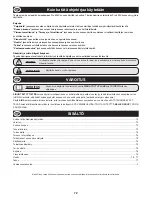 Preview for 72 page of Belle Pro 600X Operator'S Manual