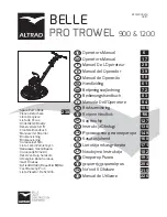 Belle PRO TROWEL 1200 Operator'S Manual preview