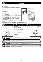 Preview for 12 page of Belle SF 460 Operator'S Manual