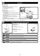 Preview for 22 page of Belle SF 460 Operator'S Manual