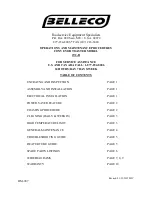 Preview for 1 page of Belleco JT2-B Operation And Maintenance Manual