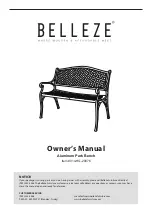 Preview for 1 page of Belleze 014-HG-20076 Owner'S Manual