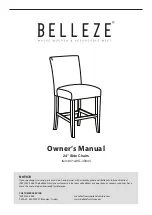 Предварительный просмотр 1 страницы Belleze 014-HG-30040 Owner'S Manual