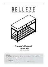 Belleze 014-HG-40003 Owner'S Manual preview