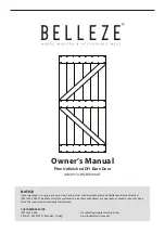 Предварительный просмотр 1 страницы Belleze 014-HG-BD3684-F Owner'S Manual