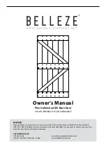 Предварительный просмотр 1 страницы Belleze 014-HG-BD4284-F Owner'S Manual