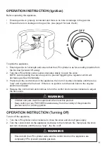 Предварительный просмотр 9 страницы Belleze 014-HG-PS06 Instruction Booklet