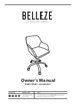 Preview for 1 page of Belleze 048-GM-49017 Owner'S Manual