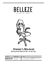 Preview for 1 page of Belleze 048-GM-49022 Owner'S Manual